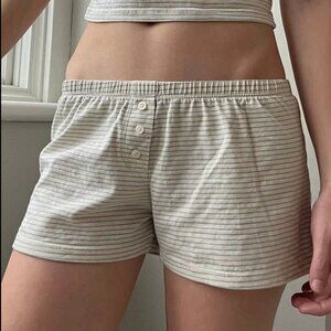 For Angels Noel Shorts Grey Striped